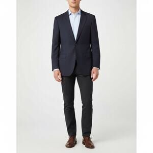 Brooks Brothers Explorer Classic Navy Wool Blend Blazer 42R 2 Button Sport Coat